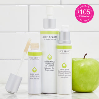 GREEN APPLE 3 Steps To Brighter Looking Skin