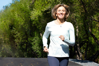 Juice Beauty Founder & Wellness Entrepreneur, Karen Behnke, on a Run Near the Juice Beauty Farm