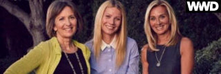 Karen Behnke and Gwyneth Paltrow in a WWD Feature