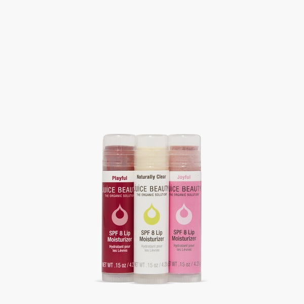 Photo of the product: SPF 8 Lip Moisturizers.