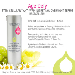 Bestseller! STEM CELLULAR Anti-Wrinkle Retinol Overnight Serum
