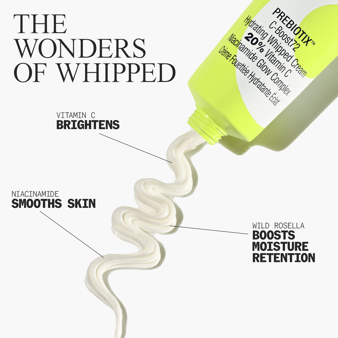 The Wonders of Whip: Vitamin C Brightens, Niacinamide Smooths Skin, Wild Rosella Boosts Moisture Retention