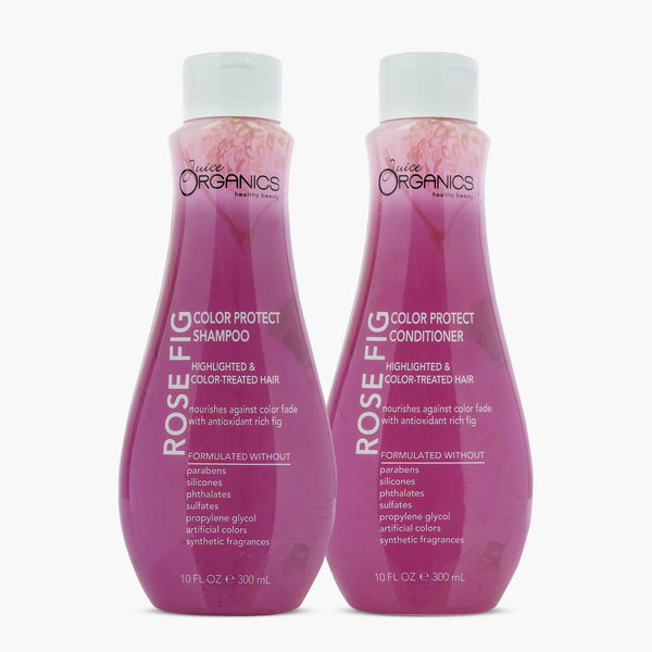 Photo of the product: Rose Fig Color Protect Shampoo & Conditioner Bundle.
