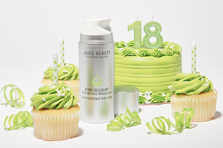 Juice Beauty's Birthday Cake and STEM CELLULAR Jumbo Anti-Wrinkle Moisturizer
