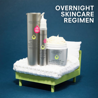 STEM CELLULAR SleepWrinkle Retinol Overnight Eye Cream with Retinol Overnight Serum and Anti-Wrinkle Moisturizer