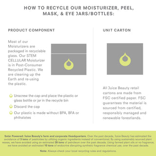 Green Apple Brightening Emulsion Lightweight Moisturizer Recycling Instructions