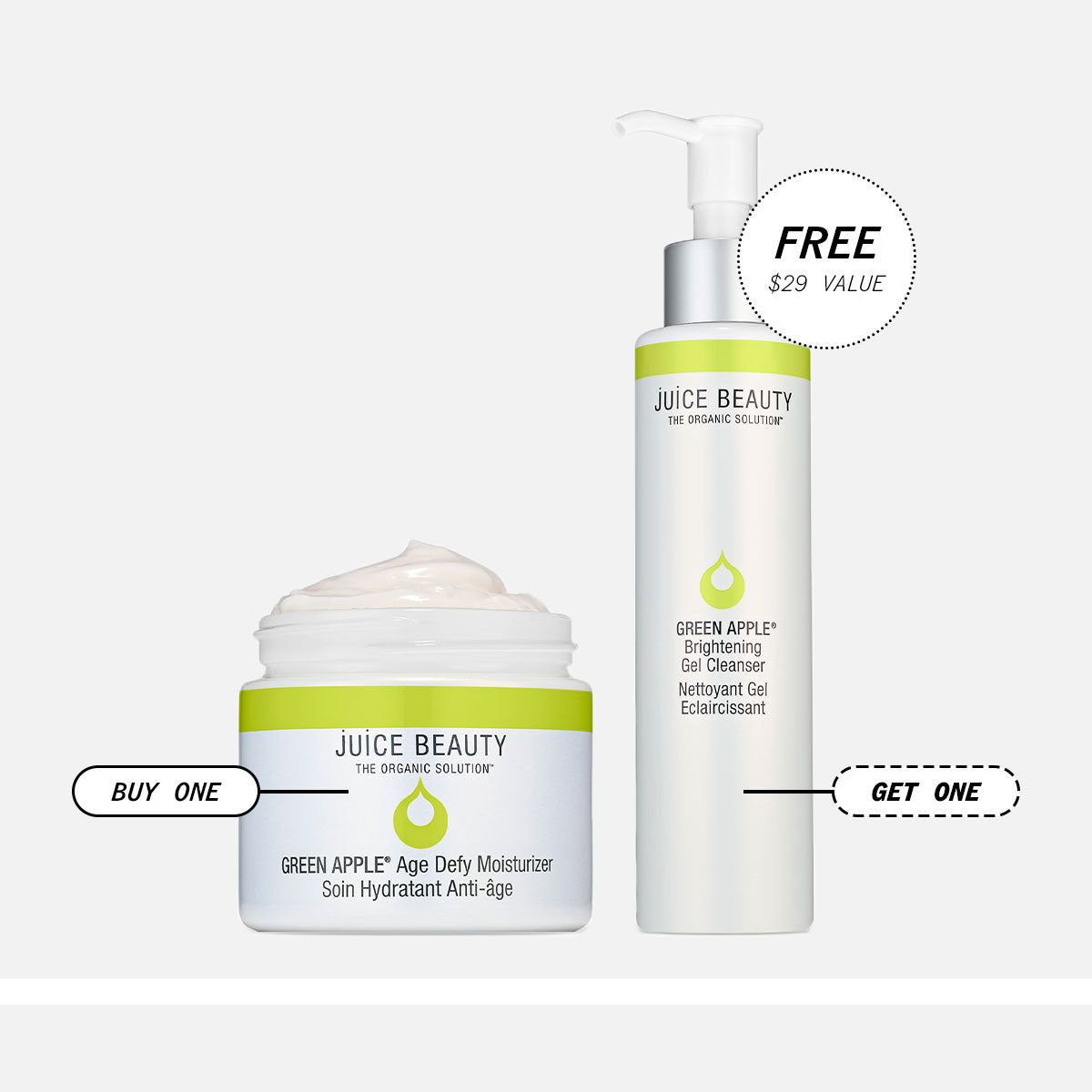 Perfect Pair BOGO: Buy Age Defy Moisturizer, Get Brightening Gel Cleanser