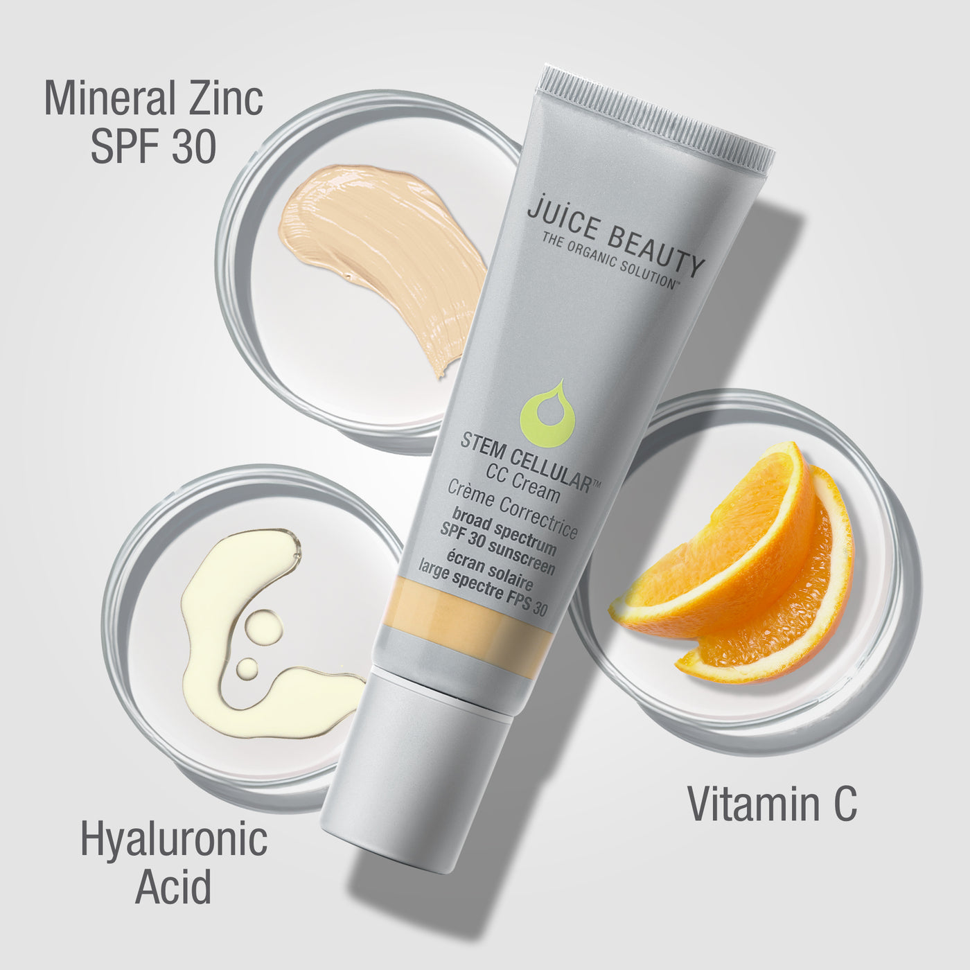 STEM CELLULAR CC Cream Zinc SPF 30 Ingredients