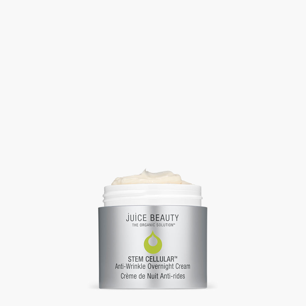 Stem Cellular Anti-Wrinkle Ceramide Overnight Cream open jar showing the rich cream texture