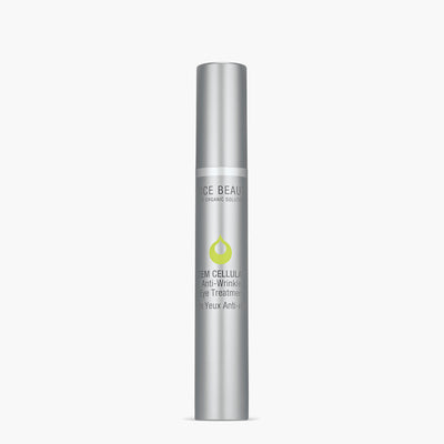 Stem Cellular Anti-Wrinkle Eye Treatment jar, three-quarter view, by Juice Beauty