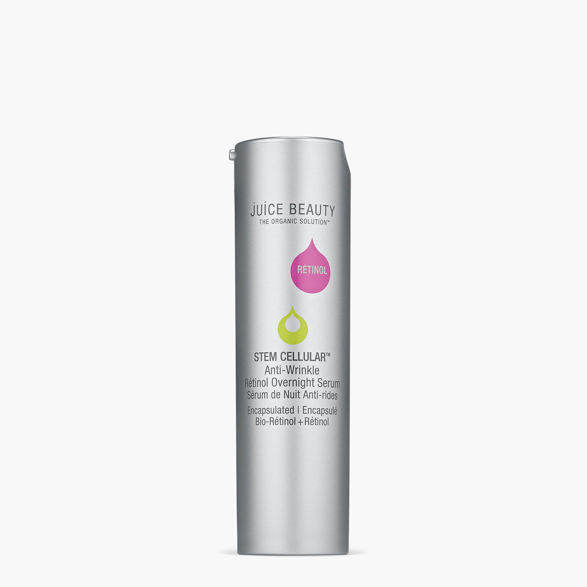 Stem Cellular Anti-Wrinkle Retinol Overnight Serum bottle by Juice Beauty