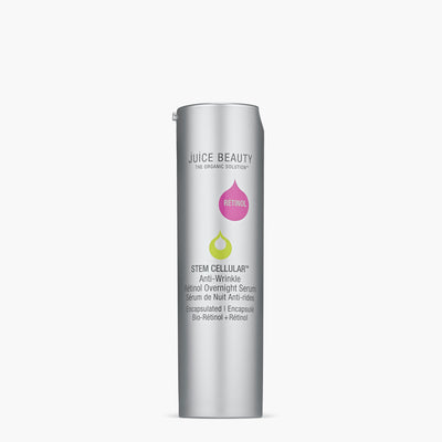 Stem Cellular Anti-Wrinkle Retinol Overnight Serum bottle by Juice Beauty