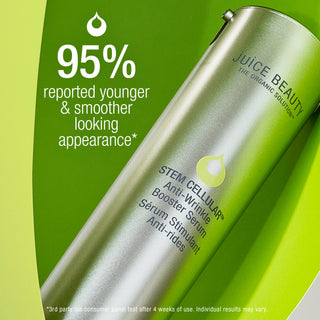 STEM CELLULAR Anti-Wrinkle Booster Serum Clinically Validated Results: 95% Reported Younger & Smoother Looking Appearance