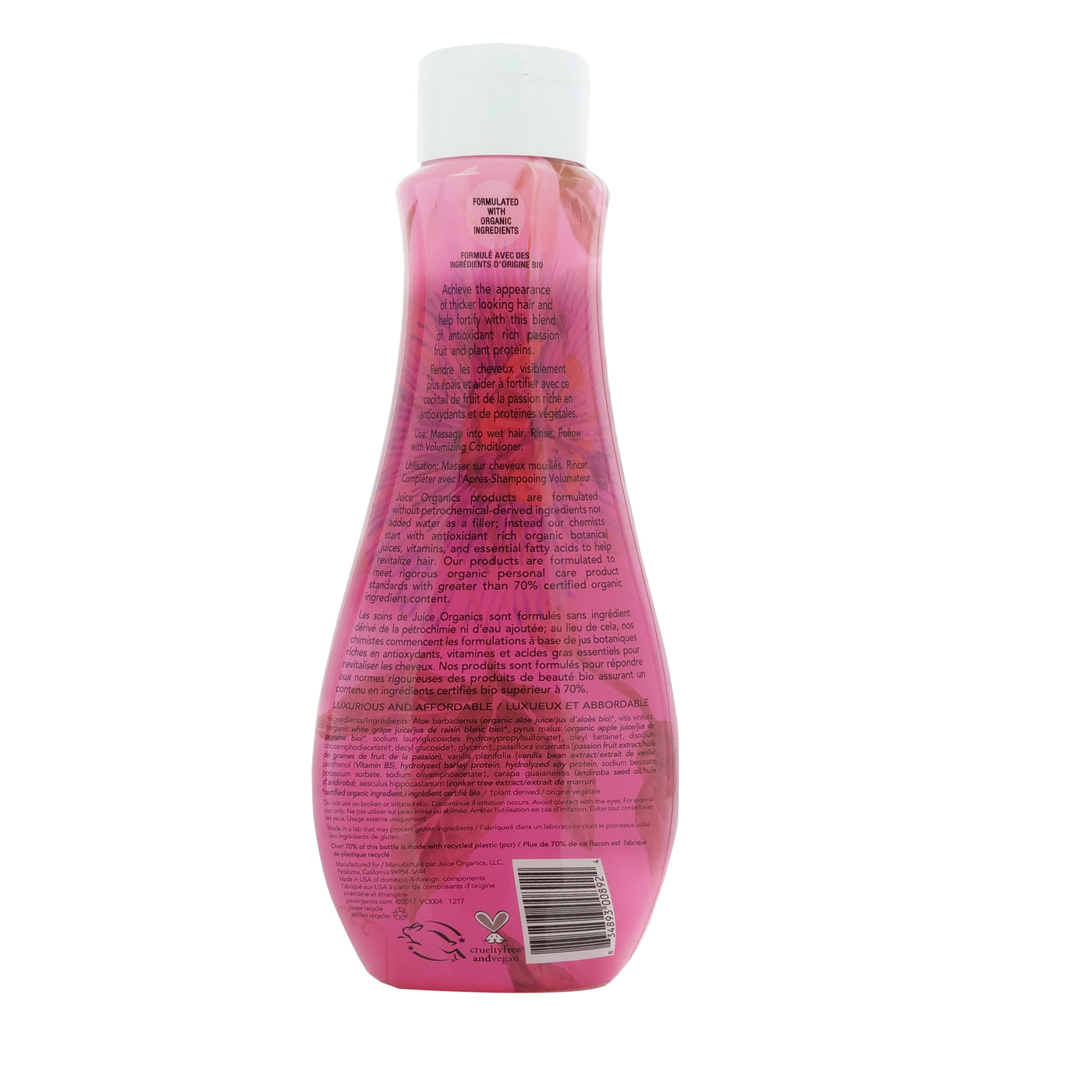 Juice Organics Passion Flower Volumizing Shampoo