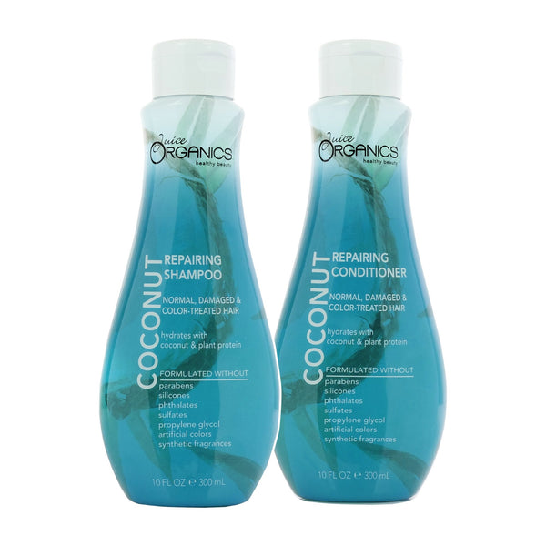 Photo of the product: Coconut Repairing Shampoo & Conditioner Bundle.