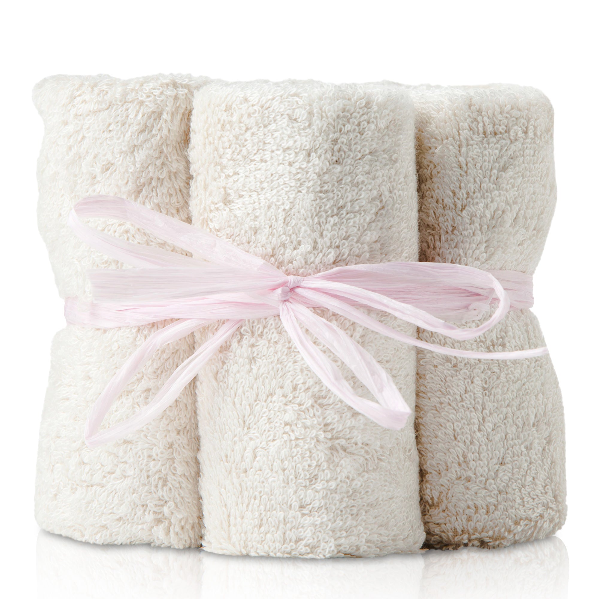 Irregular Towels, White Cotton Washcloths